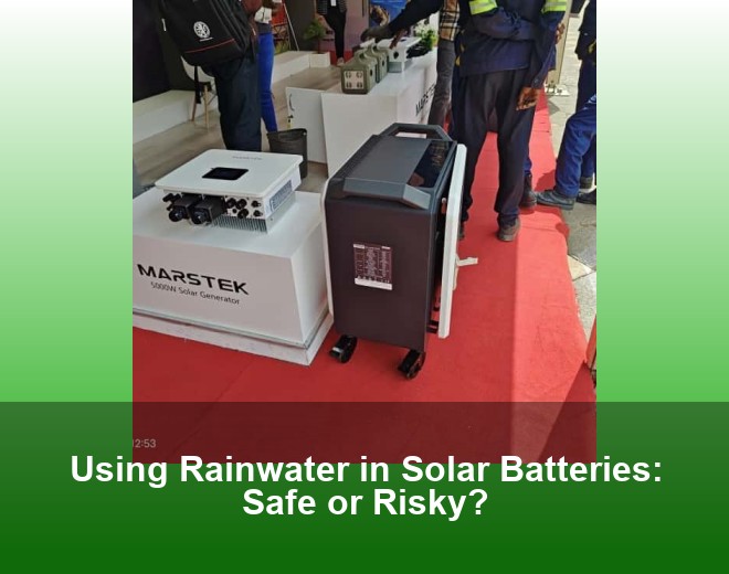 Using Rainwater in Solar Batteries: Safe or Risky?